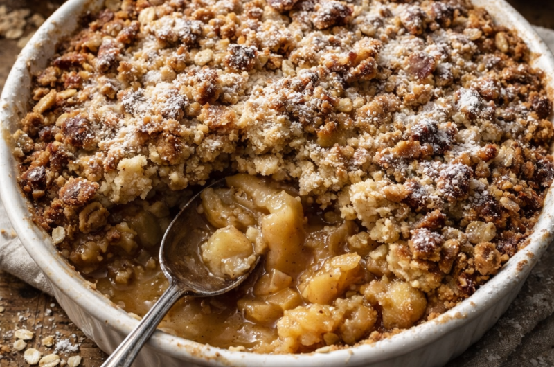 James Martin Apple Crumble
