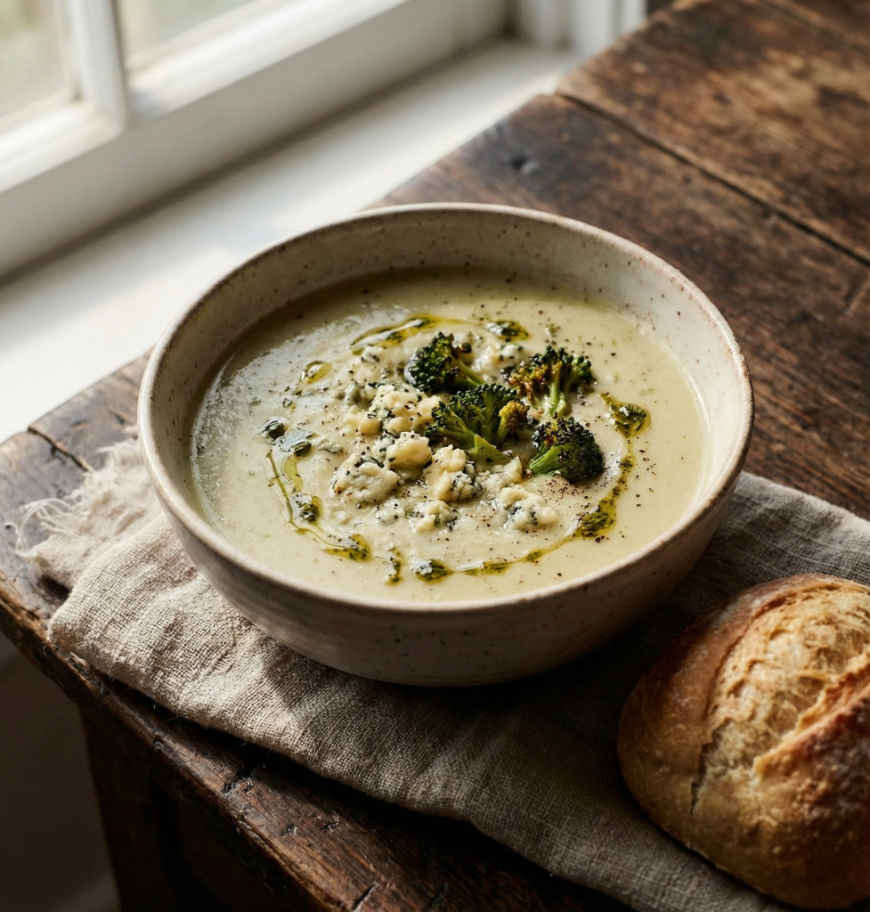 James Martin Broccoli and Stilton Soup