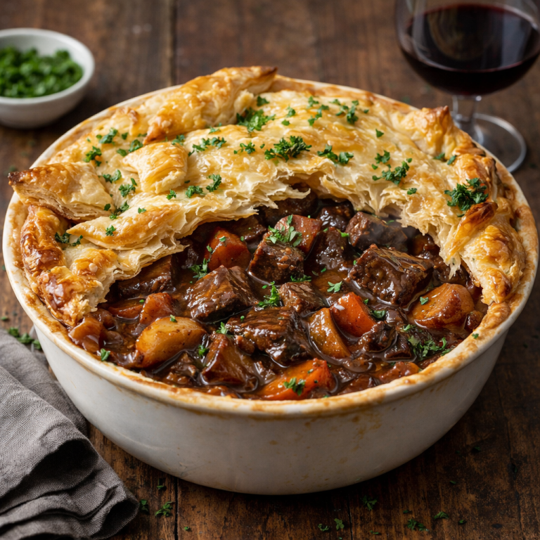 James Martin Beef and Ale Pie