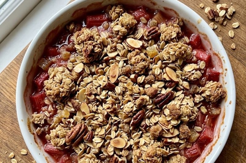James Martin Rhubarb Crumble
