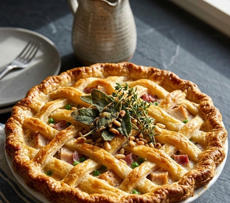 James Martin Chicken and Ham Pie​
