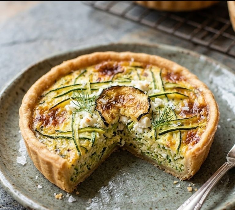 James Martin Courgette Quiche
