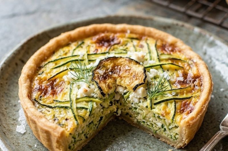 James Martin Courgette Quiche