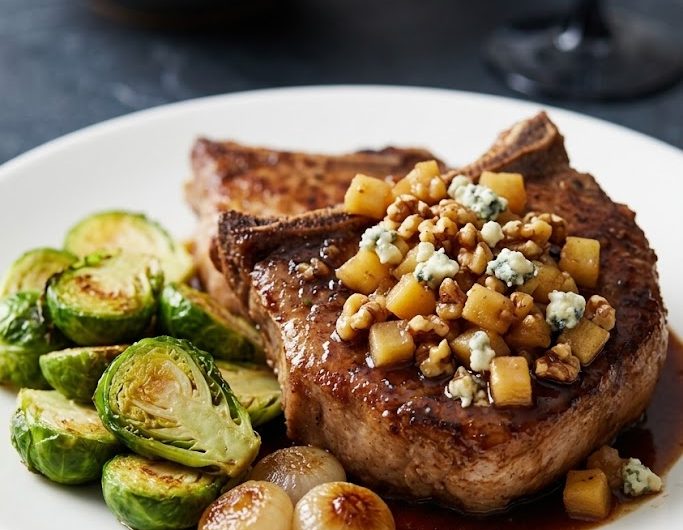 James Martin Pan Fried Pork Chop